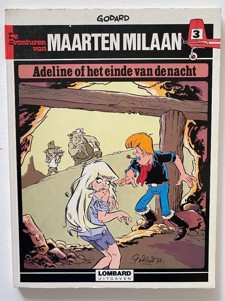 MAARTEN MILAAN -  Adeline of het einde van de nacht, Boeken, Eén stripboek, Ophalen of Verzenden, Zo goed als nieuw, Christian Godard