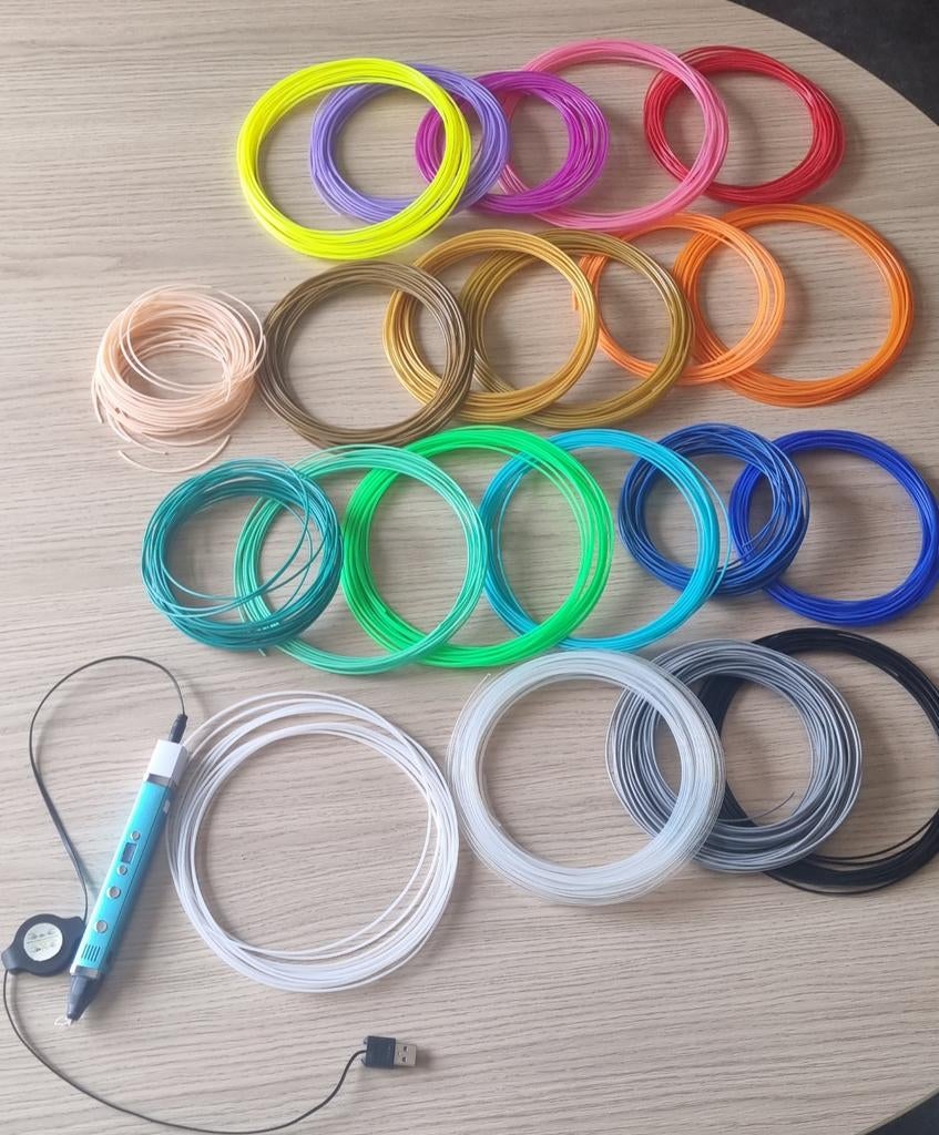 3D pen met vele kleuren filament, Ophalen of Verzenden