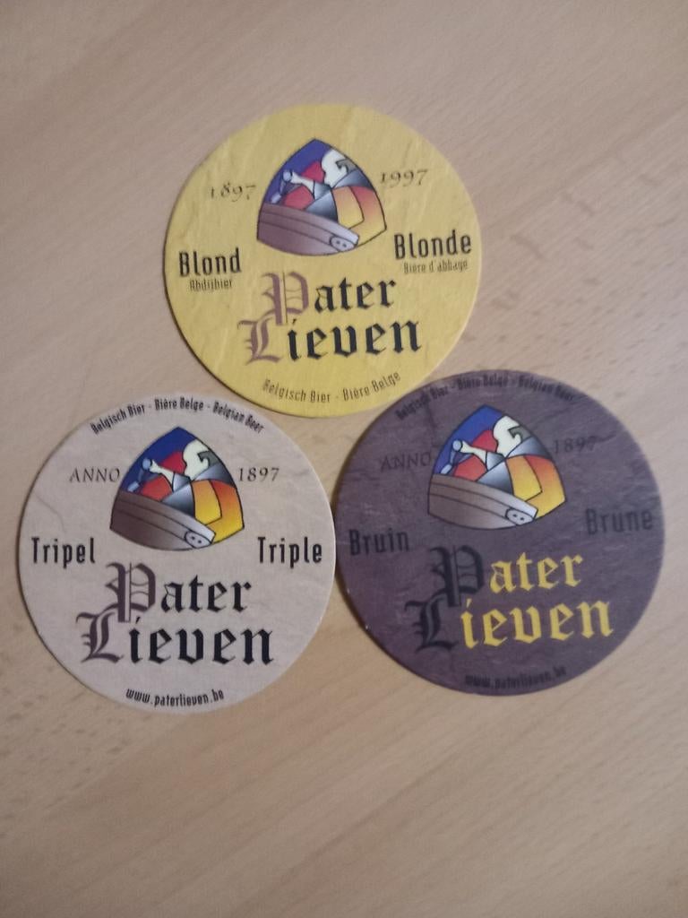 Bierviltjes Pater Lieven (103), Verzamelen, Ophalen of Verzenden, Zo goed als nieuw