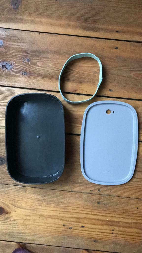 Grijze brooddoos Berghoff, Huis en Inrichting, Keuken | Tupperware, Ophalen of Verzenden, Gebruikt