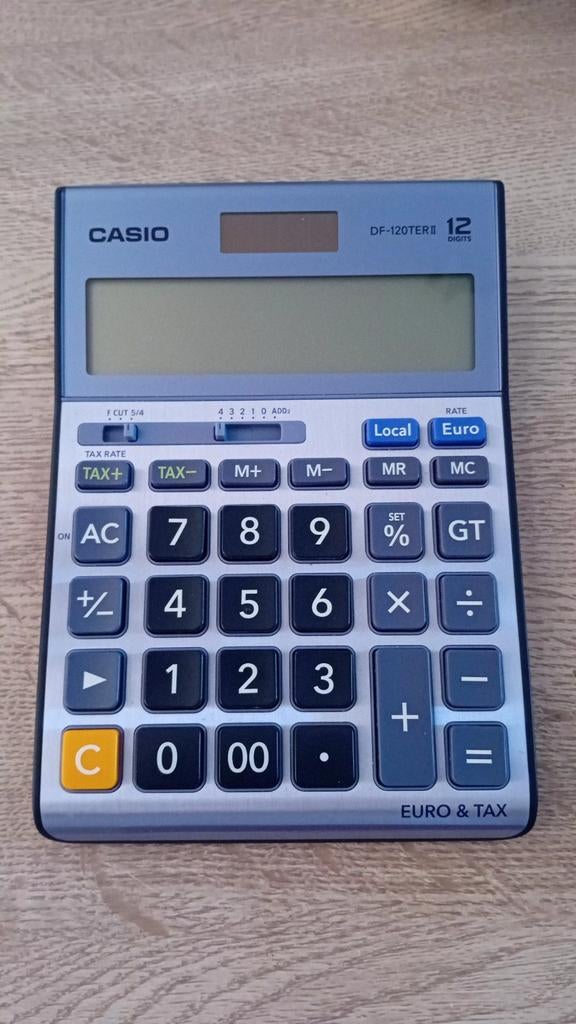Calculatrice solaire Casio DF-12TEE II, Enlèvement ou Envoi, Comme neuf