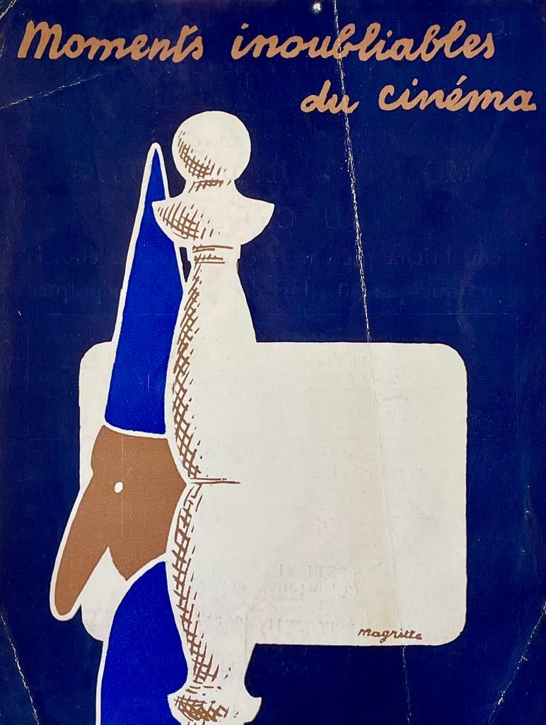 Magritte - Uitnodiging Filmabonnement 1958 - 18x13,5 cm, Antiek en Kunst, Kunst | Etsen en Gravures, Ophalen of Verzenden