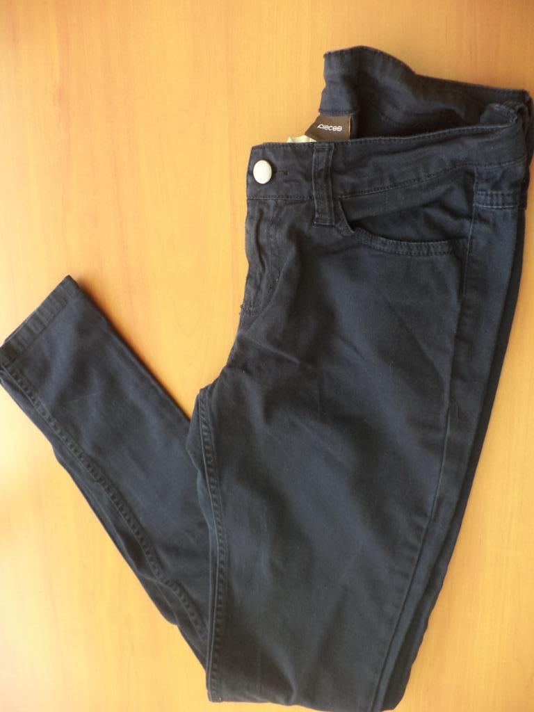 blauwe broek PIECES, Blauw, Ophalen of Verzenden, Zo goed als nieuw, Maat 36 (S)