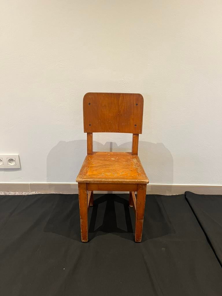 Chaise d'école vintage pour enfants, Enlèvement, Comme neuf