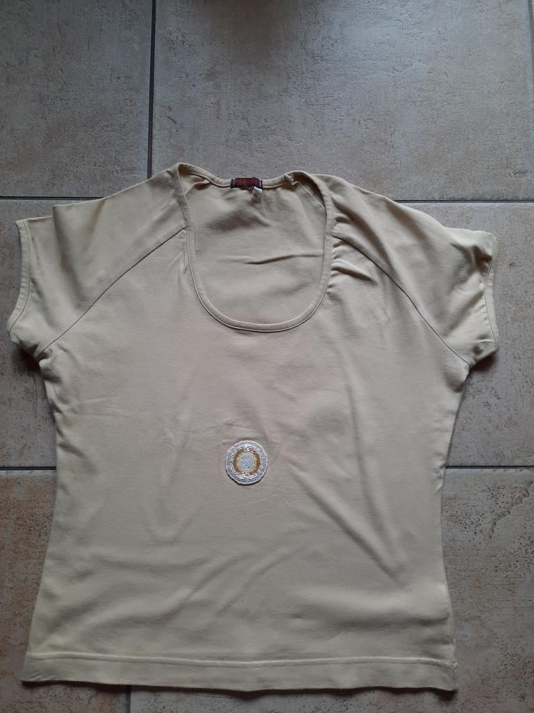 Fragile zwangerschaps collectie T-shirt maat XL, Kleding | Dames, Fragile, Ophalen of Verzenden, Maat 46/48 (XL) of groter, Geel