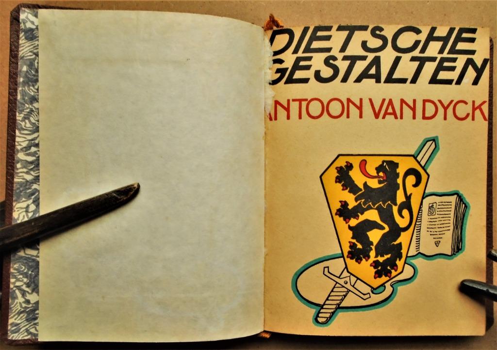 Antoon Van Dyck - 1944 - "Dietsche Gestalten, nr. 10", Gelezen, Ophalen of Verzenden, Schilder- en Tekenkunst, F. R. Boschvogel