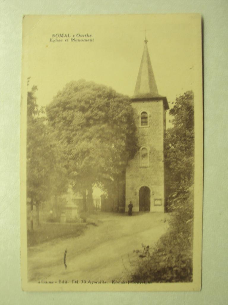56468 - BOMAL S/OURTHE - EGLISE ET MONUMENT, Enlèvement ou Envoi