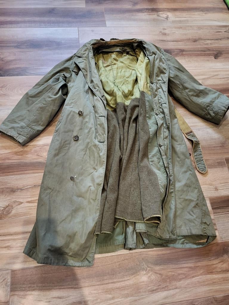 trench-coat avec doublure officier, US 2WW, Verzamelen, Militaria | Tweede Wereldoorlog, Ophalen of Verzenden