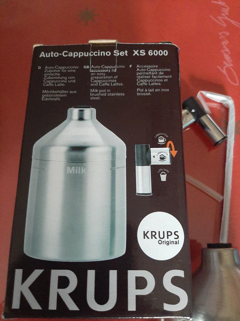 krups xs6000, Stoompijpje, Ophalen of Verzenden, 2 tot 4 kopjes, Koffiemachine