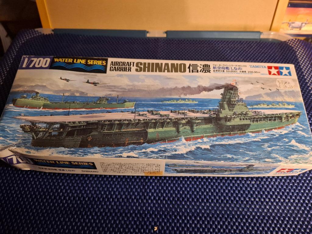TAMIYA JAPANS VLIEGDEKSCHIP SHINANO 31210 1/700, Ophalen of Verzenden, Tamiya