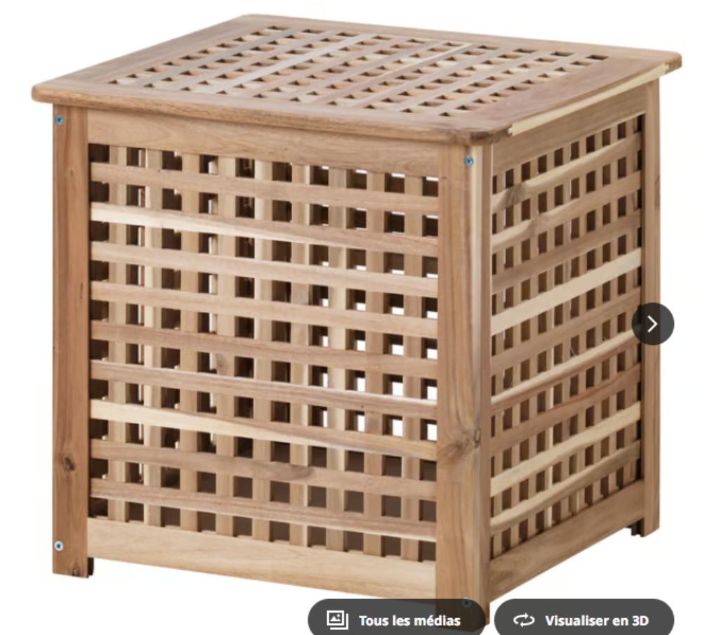Coffres en bois (2 pièces), 50 à 100 cm, Comme neuf, Enlèvement, 50 à 75 cm
