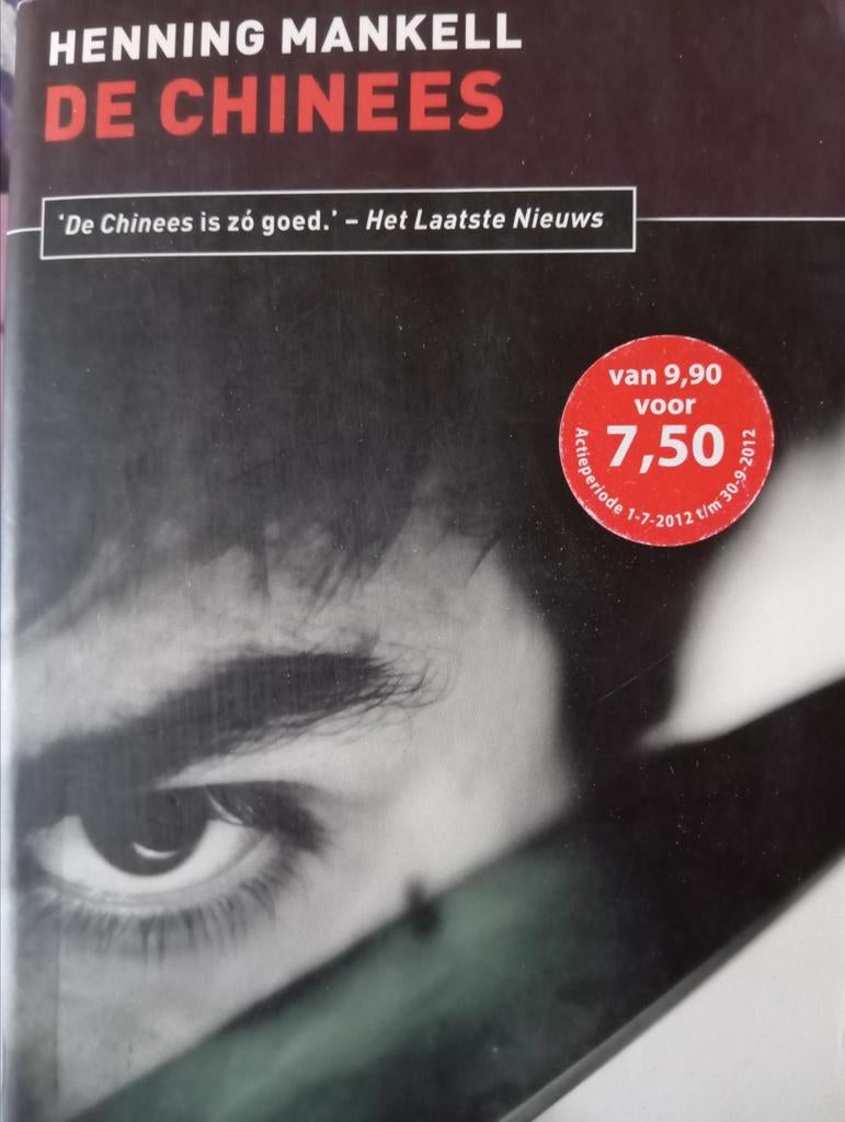 DE CHINEES * Henning Mankell, Enlèvement ou Envoi, Comme neuf