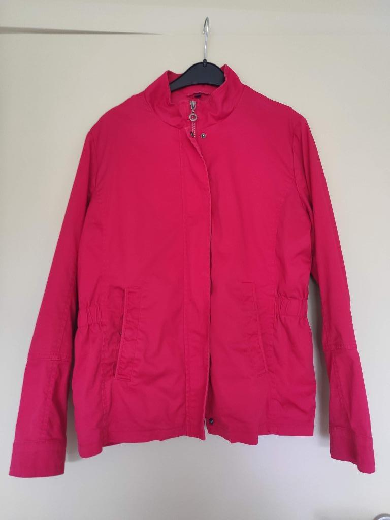 rode jas Charles Vögele maat 42, Kleding | Dames, Ophalen, Maat 42/44 (L), Charles Vögele, Gedragen
