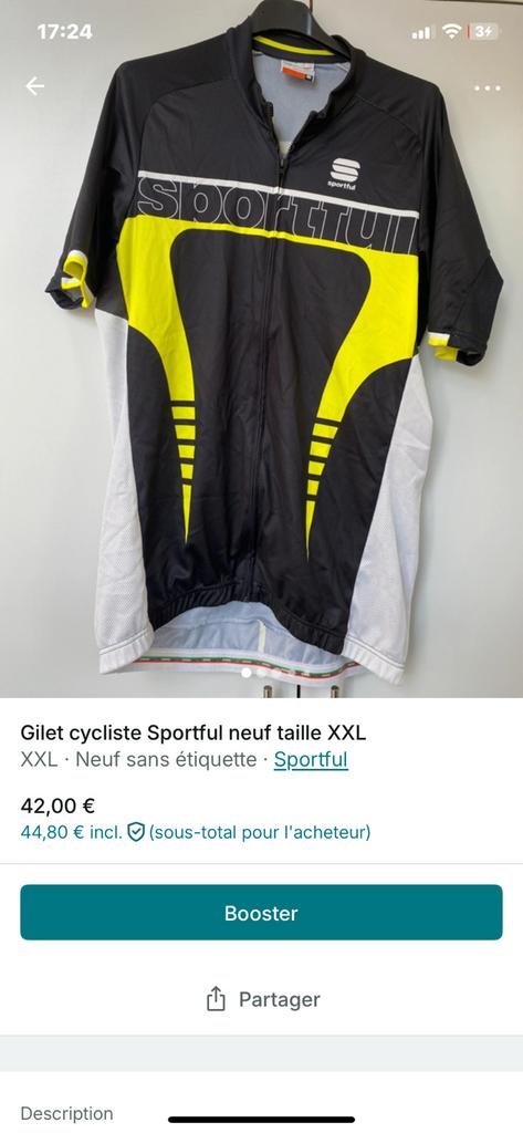 Liquidation ⚠️Vêtement cycliste neuf : idée  cadeau 🎁, Vélos & Vélomoteurs, Neuf, Vêtements d'extérieur, Enlèvement ou Envoi