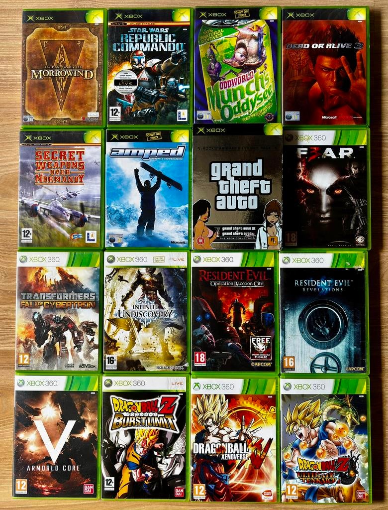 Topgames voor Xbox Classic / Xbox 360, Games en Spelcomputers, Games | Xbox Original, Zo goed als nieuw, Ophalen of Verzenden