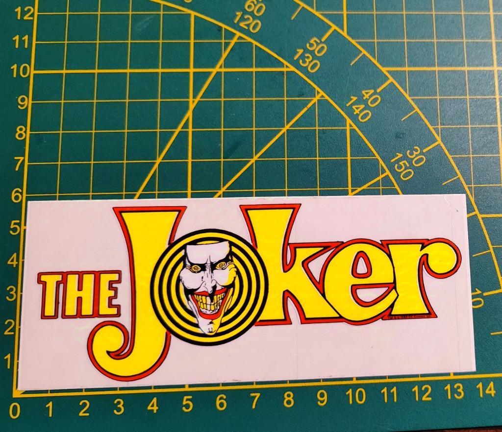 Sticker The Joker (Batman Enemy) hypnose DC Comics inc 1989, Verzamelen, Stickers, Ophalen of Verzenden