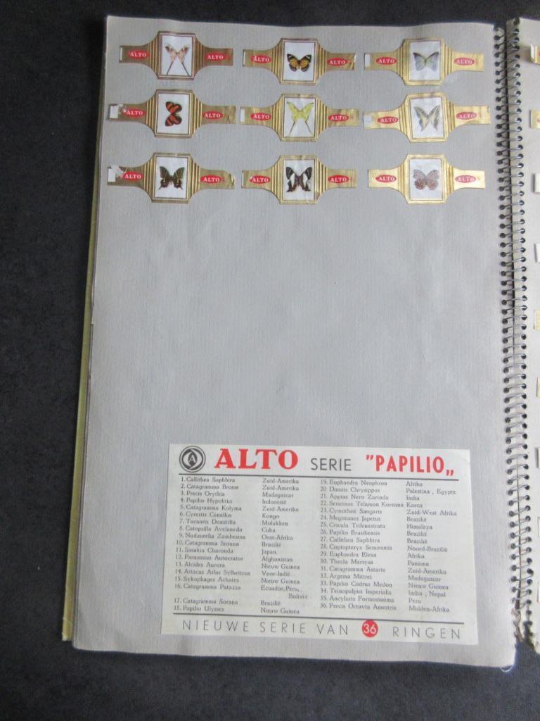 Sigarenbandjes Alto Serie "Papilio" + verzameling, Verzamelen, Ophalen of Verzenden