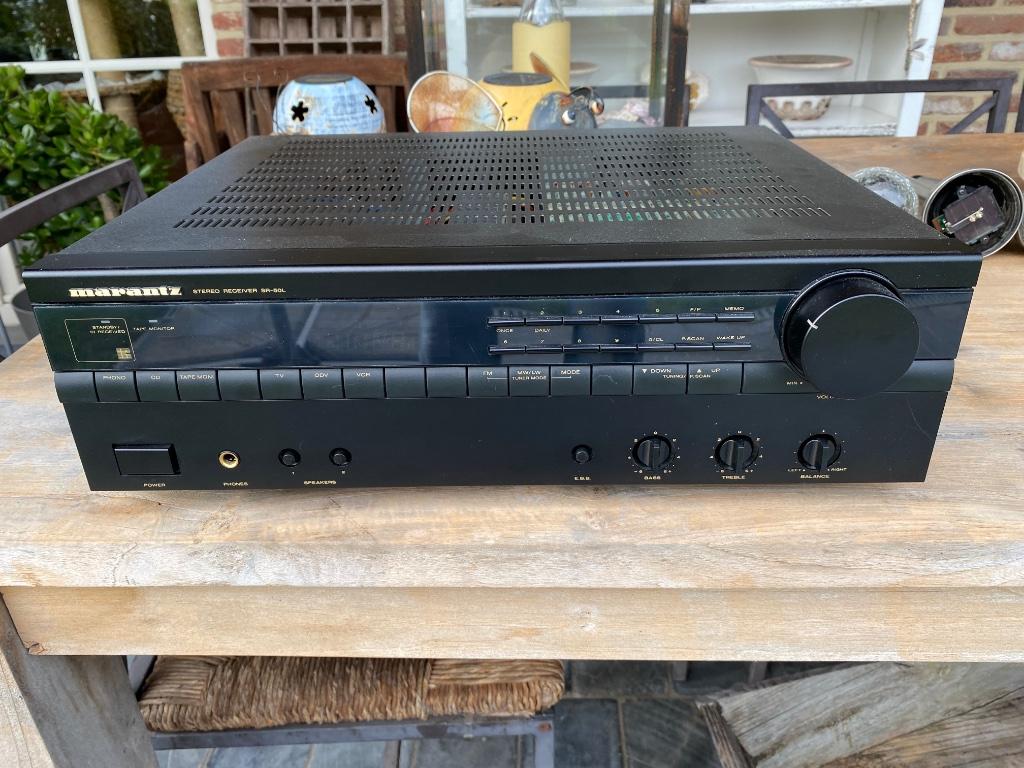 Receiver Marantz SR-50L, Gebruikt, 60 tot 120 watt, Stereo, Ophalen