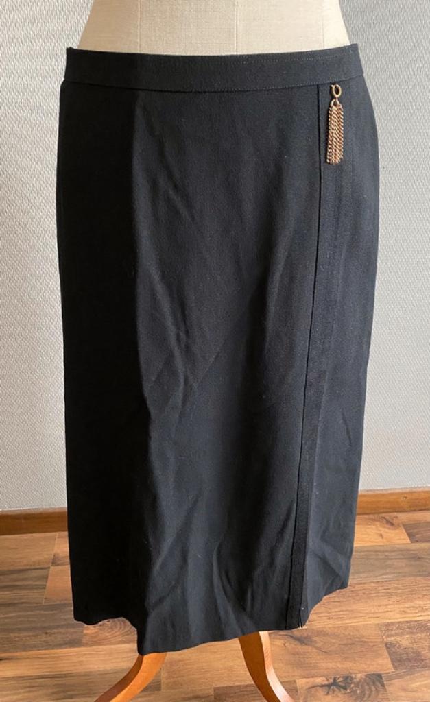 Zwarte rok Création Toussaint maat 46 - NIEUW, Neuf, Création Toussaint, Taille 46/48 (XL) ou plus grande, Sous le genou