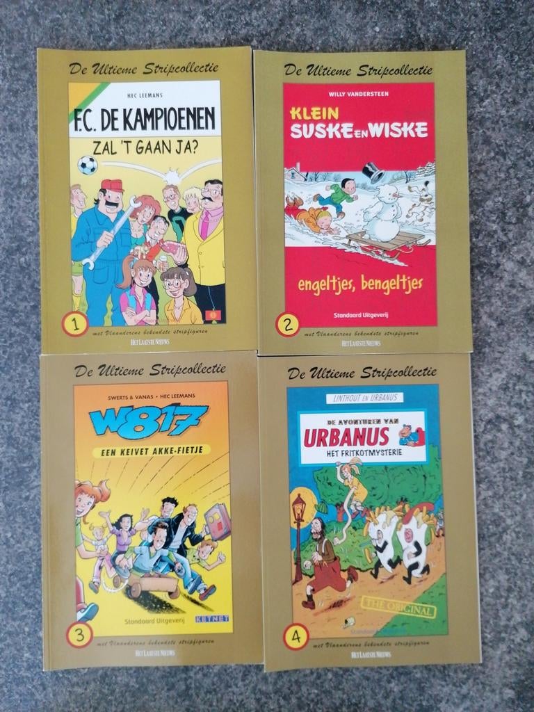 HLN De ultieme stripcollectie, 4 strips samen, Ophalen of Verzenden, Zo goed als nieuw