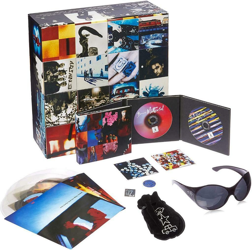 2LP+5xVinyl7+6Cd+4Dvd Box U2 Achtung Baby Uber Deluxe NIEUW, Ophalen of Verzenden, Nieuw in verpakking, Overige formaten