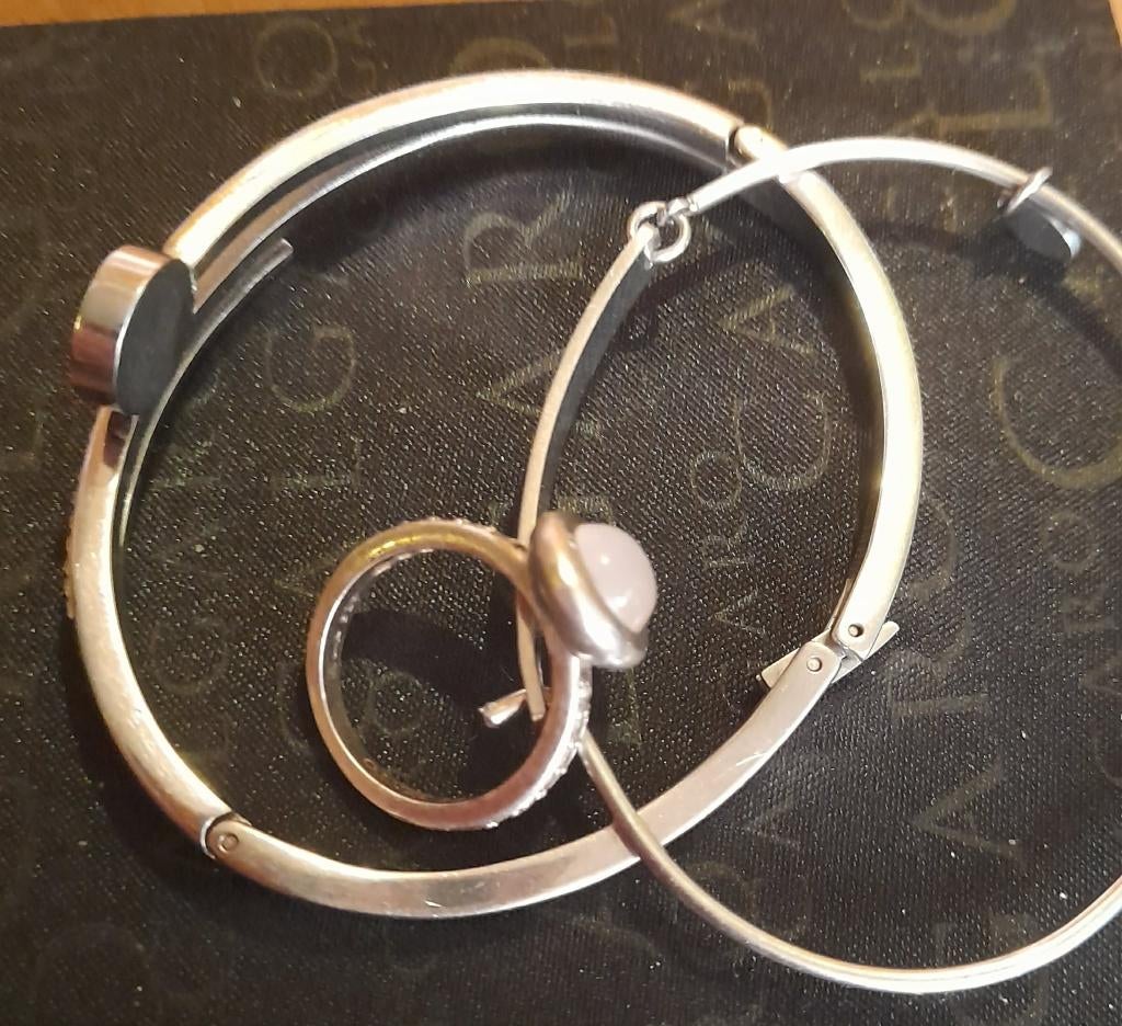 TI SENTO Milano ring + armbanden, Ophalen, Zo goed als nieuw, Dame, Met parel