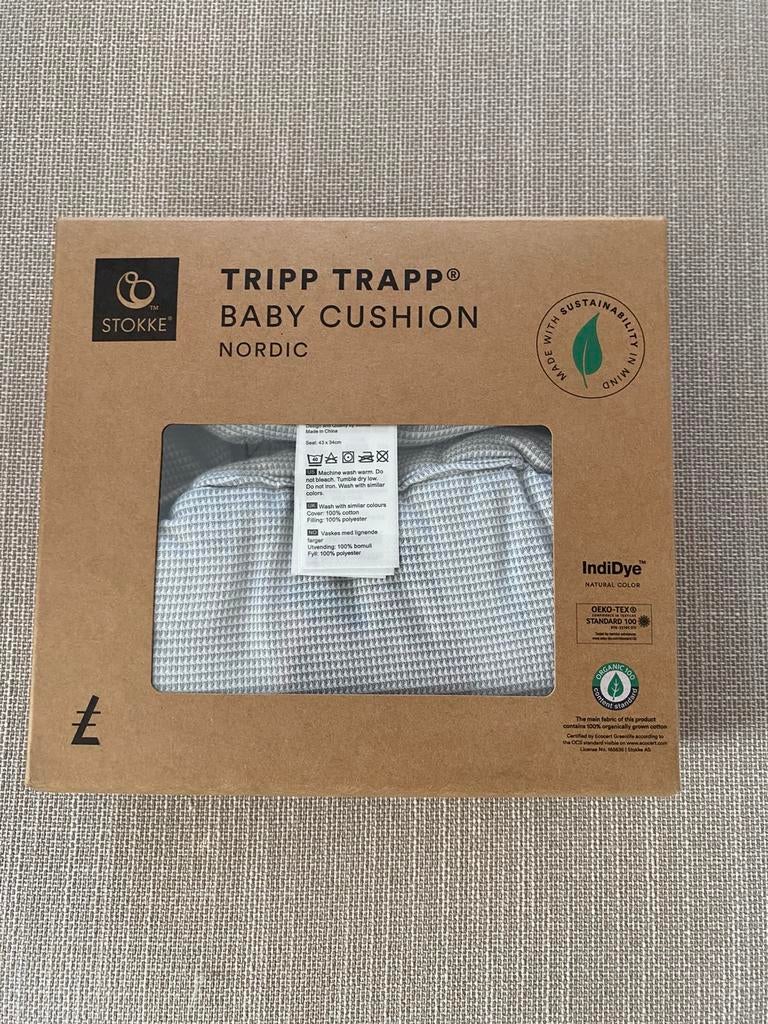 Tripp trapp baby cushion nordic, Kinderen en Baby's, Kinderstoelen, Ophalen, Zo goed als nieuw