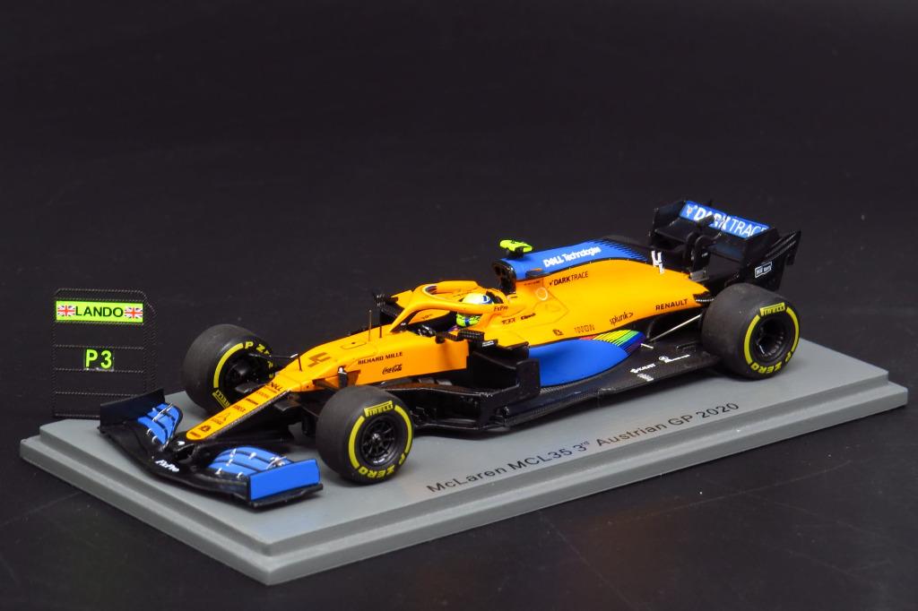 Lando Norris 1:43 1e Podium 2020 Mclaren Spark S6469 F1, Collections, Enlèvement ou Envoi, Neuf, ForTwo