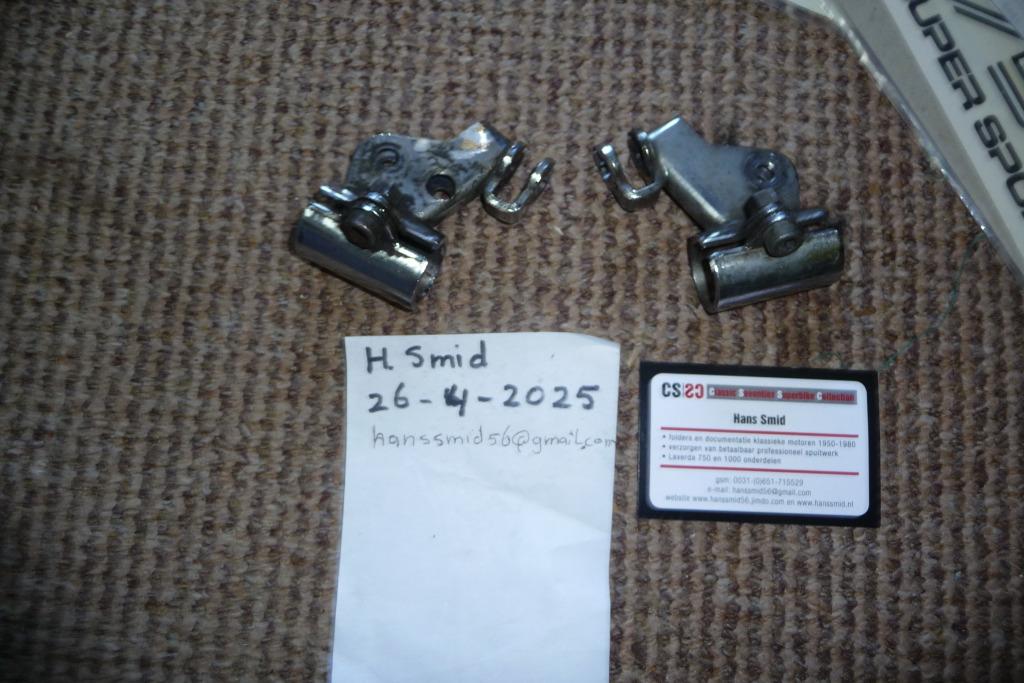 Verlicchi hendels bevel Ducati 250 350 450 Mark 3 D 1974, Ophalen of Verzenden, Gebruikt