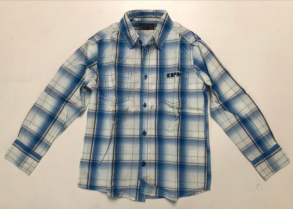 Chemise à carreaux Esprit 6-7 m 116 122, Enfants & Bébés, Garçon, Enlèvement ou Envoi, Chemise ou Chemisier, Utilisé