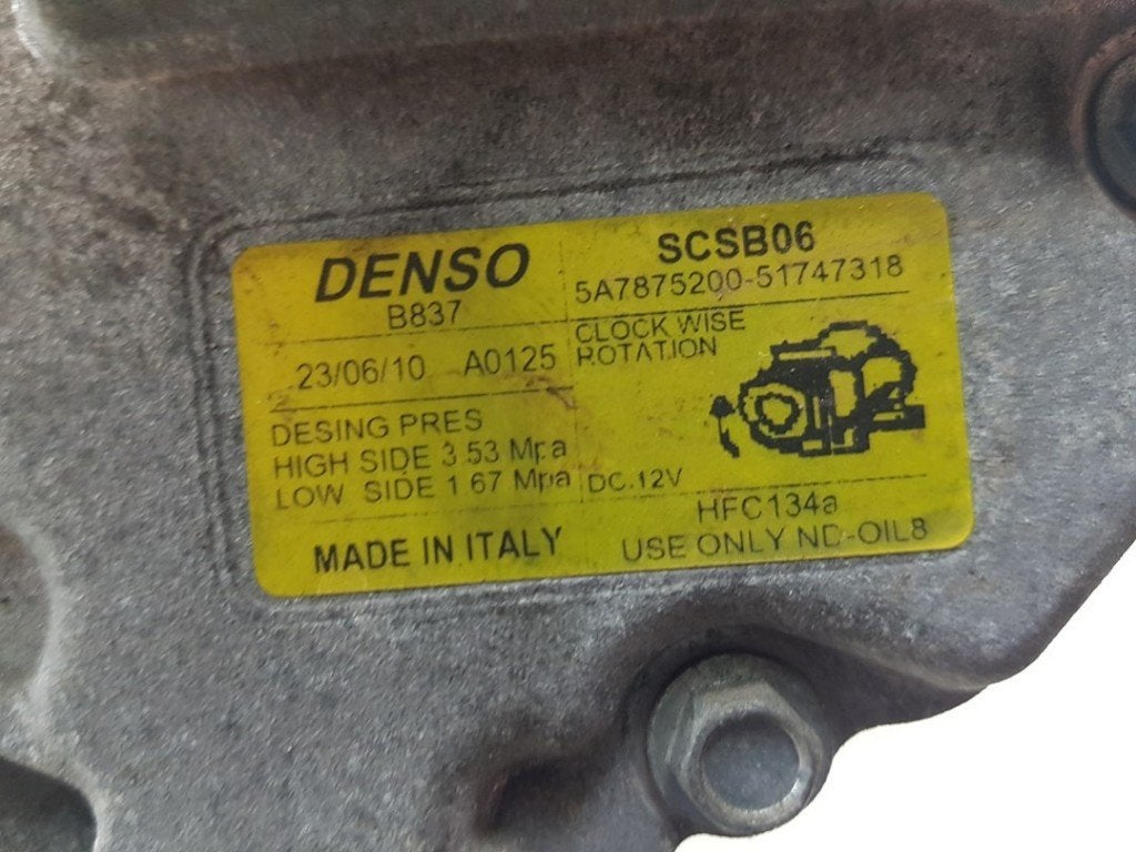 AIRCO POMP Fiat Panda (169) (01-2003/08-2013), Info@denso.nl, Fiat, Hogeweyselaan 165
1382 JL  Weesp, NL, DENSO EUROPE B.V.