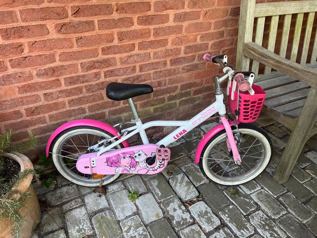 Meisjes fiets, Fietsen en Brommers, Ophalen of Verzenden, Gebruikt, 16 inch