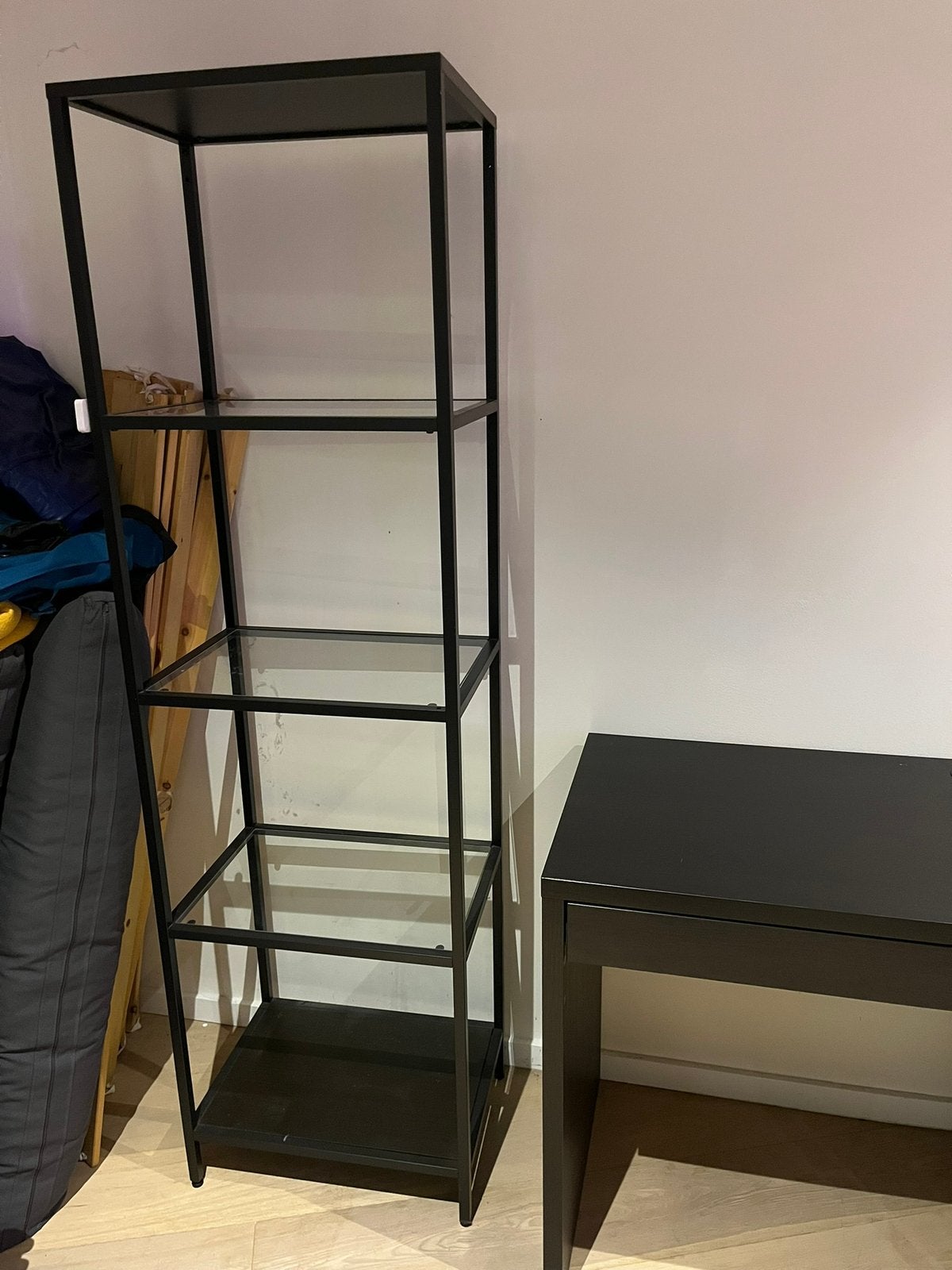 Ikea glazen vitrine kast, Maison & Meubles, Enlèvement, Comme neuf