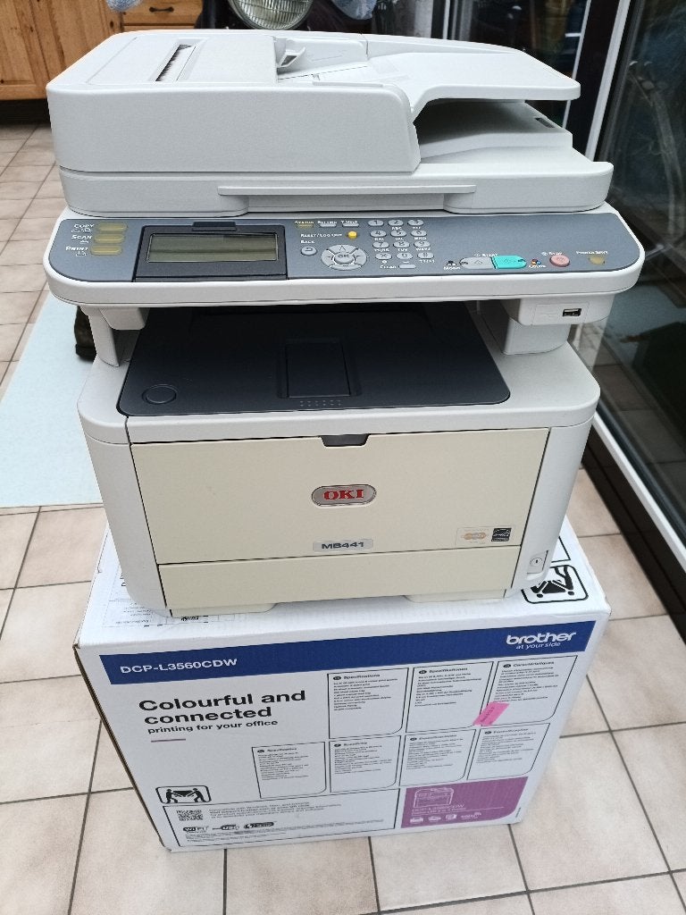 Laserprinter OKI MB441, Computers en Software, Ophalen, Gebruikt, Kopieren, OKI