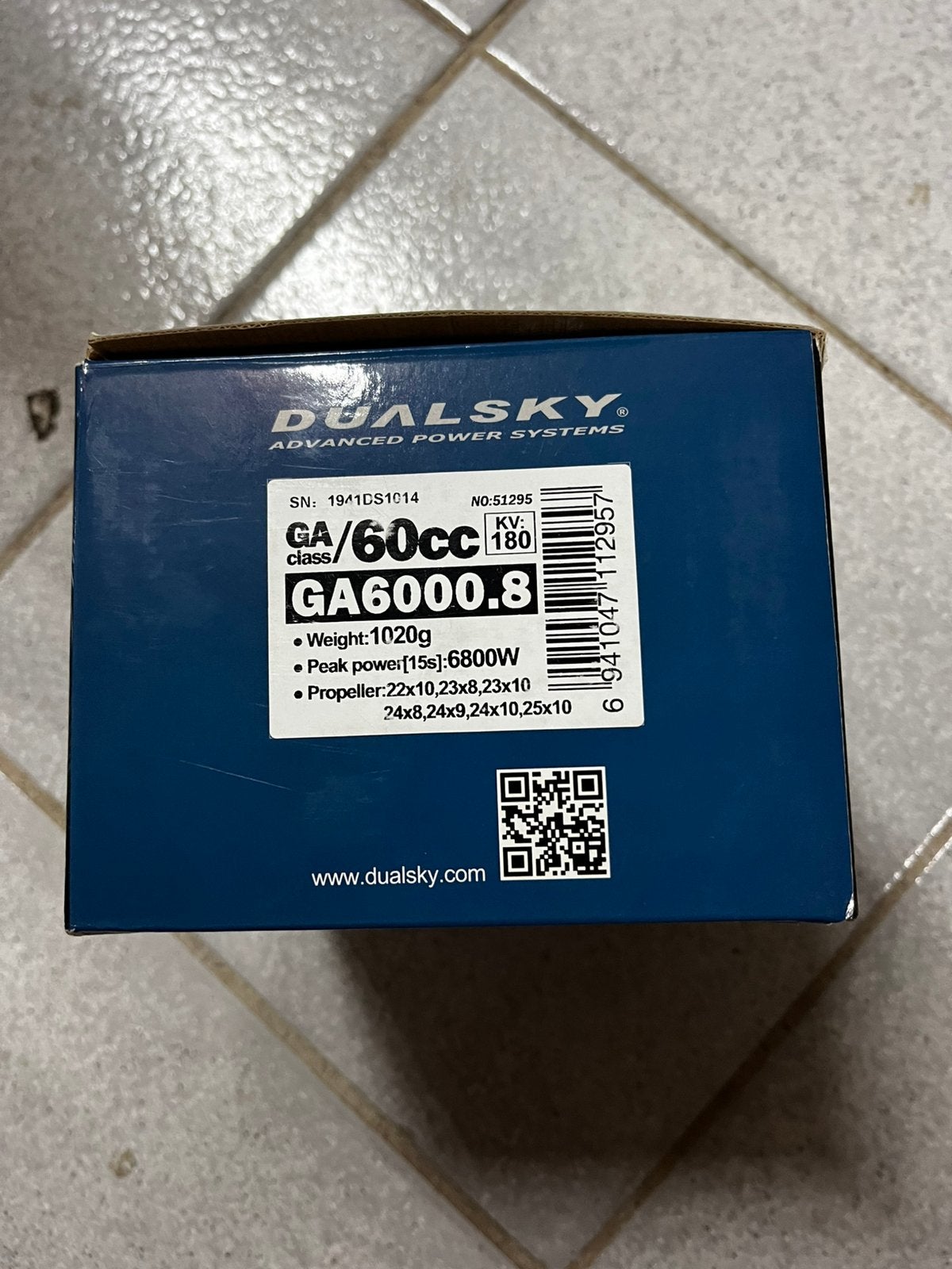 Dualsky G6000/8 + Hobbywing 160, Ophalen, Zo goed als nieuw