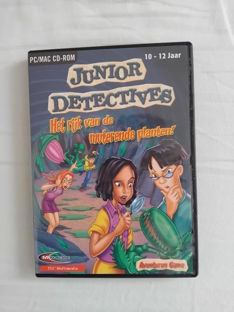 Cd-rom: junior detectives: Het rijk van de muterende planten, Puzzel en Educatief, 1 speler, Nieuw, Ophalen of Verzenden