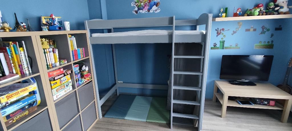 Lit mezzanine Ikea enfant, Maison & Meubles, Chambre à coucher | Lits superposés & Lits mezzanines, Autres dimensions, Moins de 160 cm