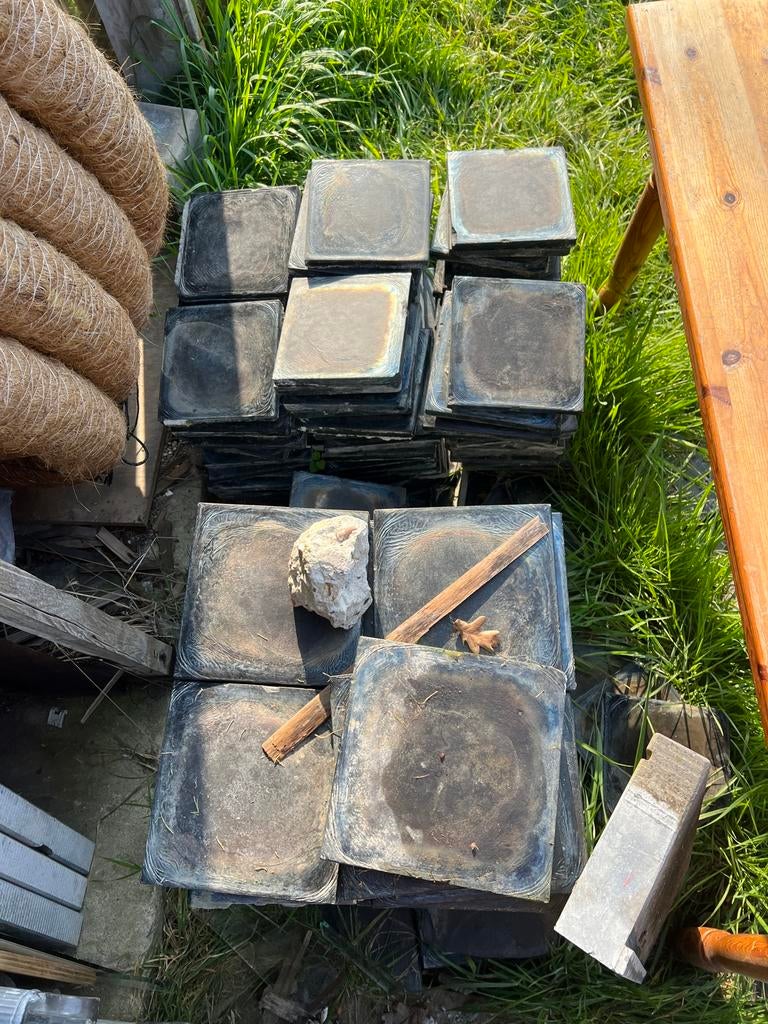 Stenen rustieke tegels - gebruikt, Doe-het-zelf en Bouw, Tegels, Ophalen, Overige materialen, Gebruikt, 20 tot 40 cm