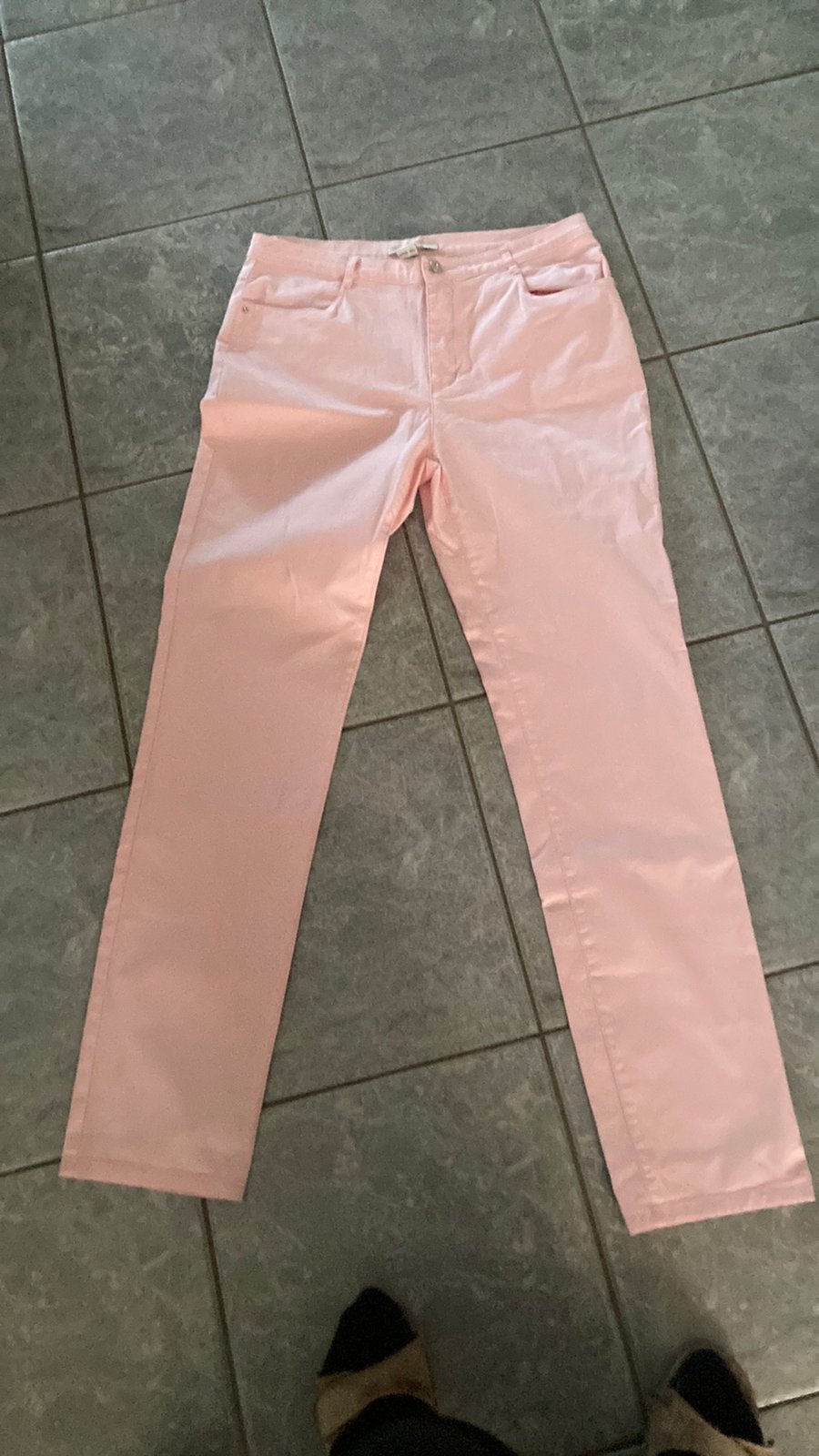 Broek roze maat 44, Enlèvement ou Envoi, Comme neuf, Taille 42/44 (L), Rose