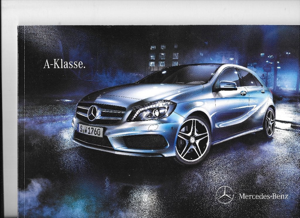 MERCEDES A-KLASSE,  2012, Livres, Autos | Brochures & Magazines, Enlèvement ou Envoi, Comme neuf, Mercedes