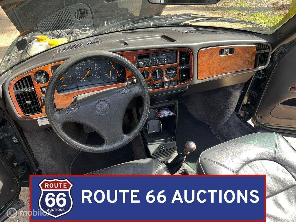 Saab 900 S | 1992 | Route 66 Auctions, Auto's, Zwart, Bedrijf, Handgeschakeld, Overige carrosserie