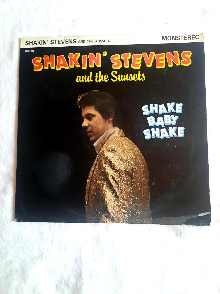 Shakin’ Stevens – Shake Baby Shake, Cd's en Dvd's, Inclusief binnenhoes, Ophalen, Gebruikt, 10 inch