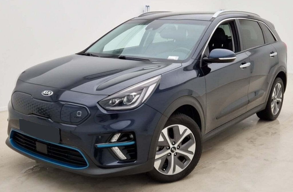 Kia Niro ExecutiveLine SoH 100%, 64kWh, trekhaak, Auto's, Kia, Dealer onderhouden, Zwart, Blauw, Parkeersensor