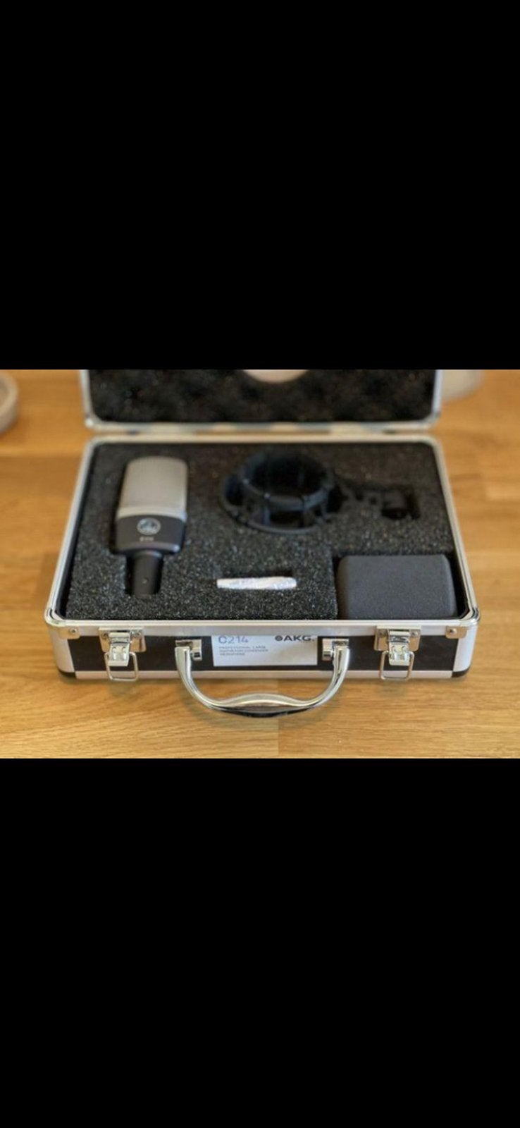 AKG C214 professionele condensatormicrofoon, Muziek en Instrumenten, Ophalen of Verzenden, Zo goed als nieuw
