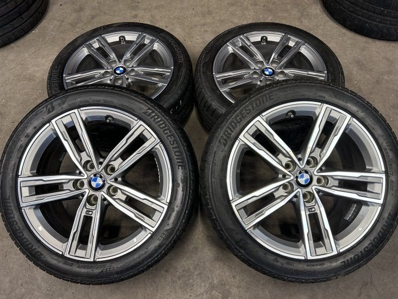 17 inch originele velgen + zomerbanden BMW 1 2 serie F40 F44, Pneus et Jantes, Pneus été, -, 17 pouces