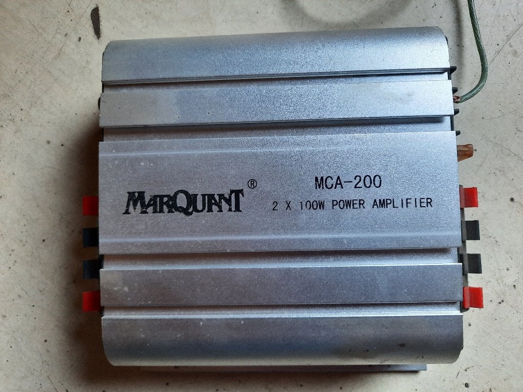 Versterker 2x 100W Marquant power amplifier MCA-200, Audio, Tv en Foto, Versterkers en Ontvangers, Ophalen, Gebruikt