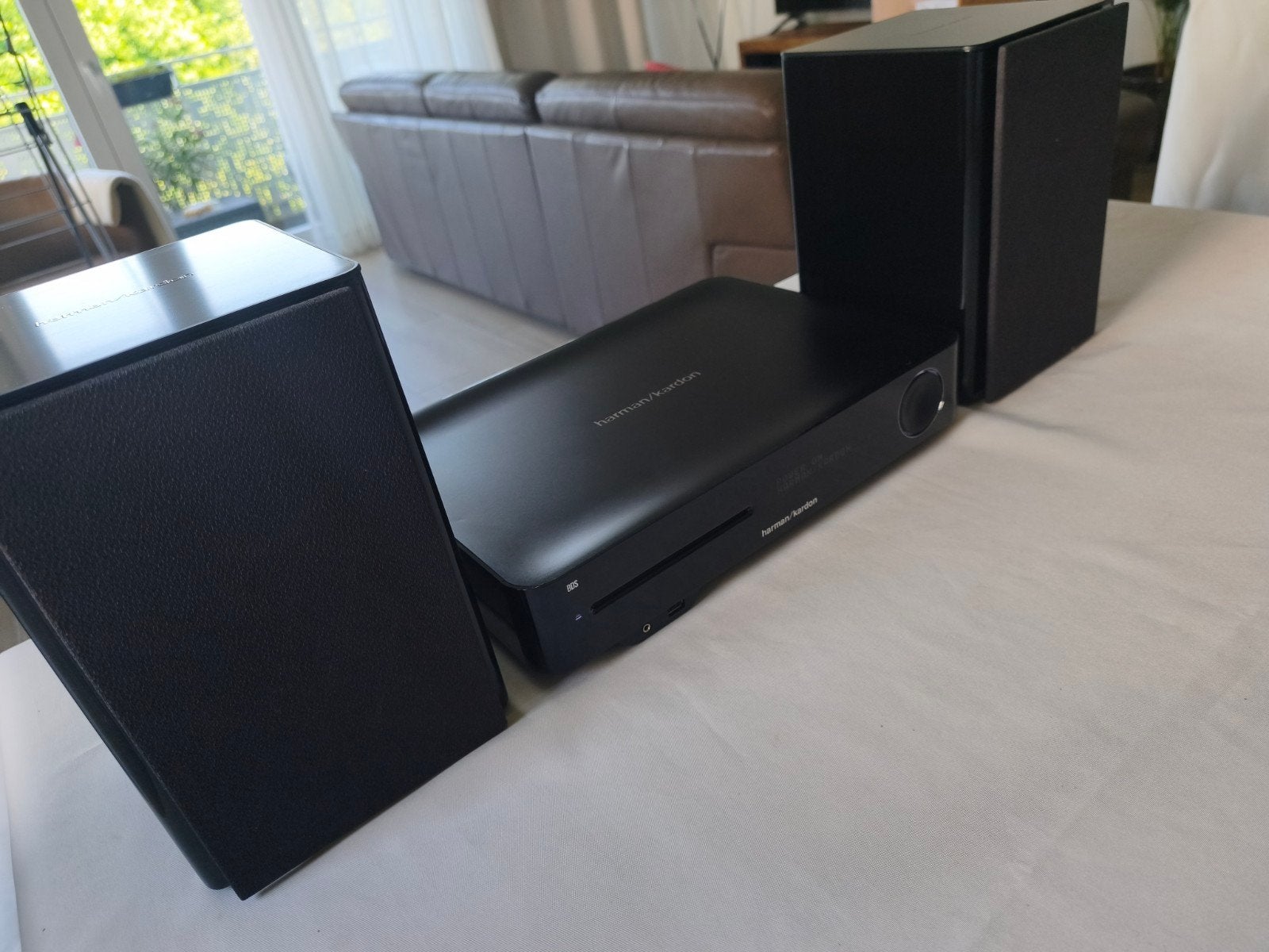 Ampli/blu-ray : kardon BDS275 + 2 enceintes Harman, Enlèvement ou Envoi, Comme neuf, Kit home cinéma, 150 watts ou plus