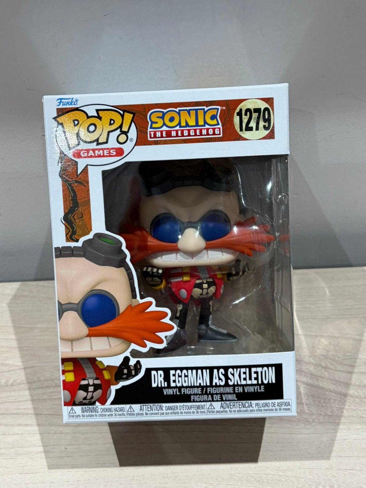 Funko Pop! Sonic #1279 – Dr. Eggman as Skeleton – Halloween, Ophalen of Verzenden, Zo goed als nieuw
