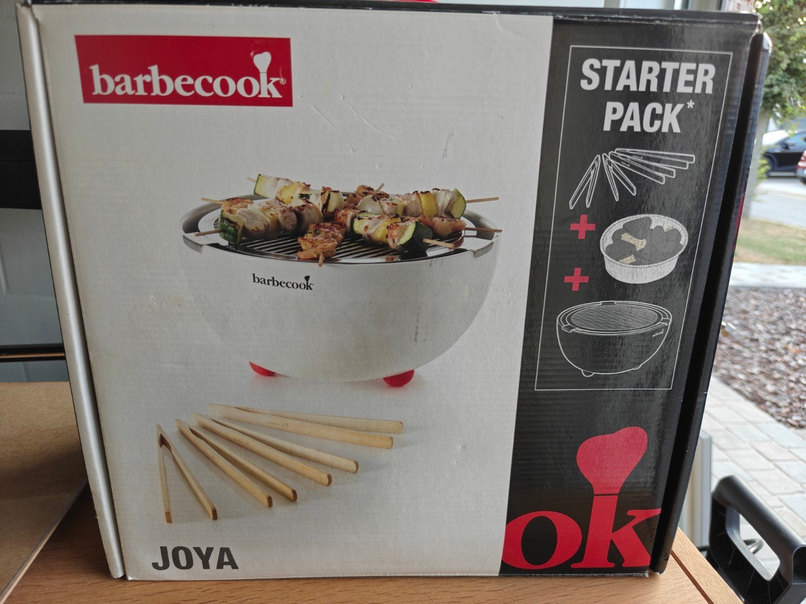 Barbecook tafel BBQ, Tuin en Terras, Houtskoolbarbecues, Ophalen