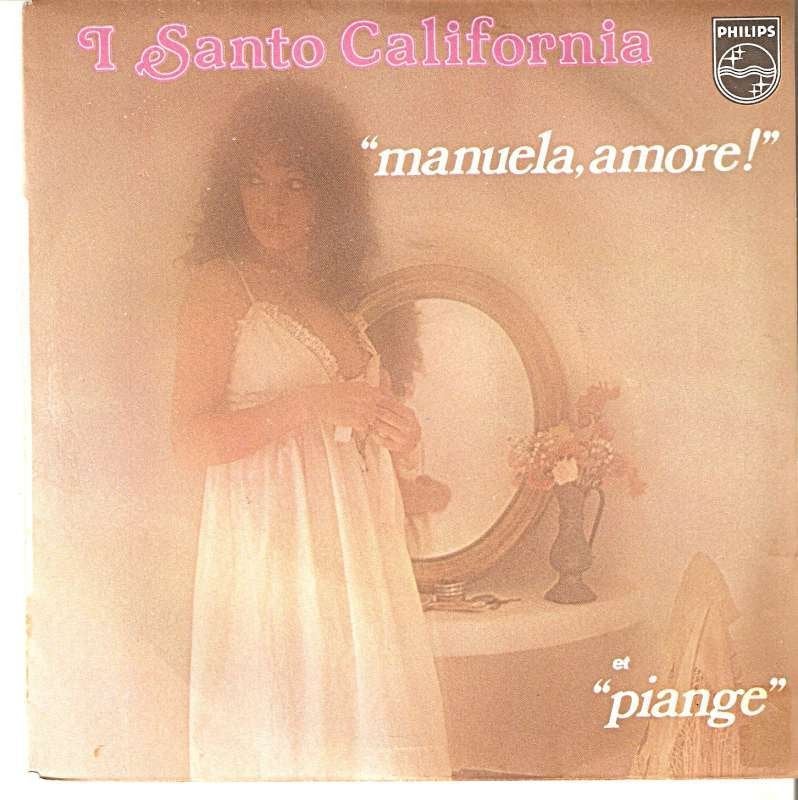 single I Santo California - Manuela, amore!, 7 inch, Ophalen of Verzenden, Zo goed als nieuw, Pop